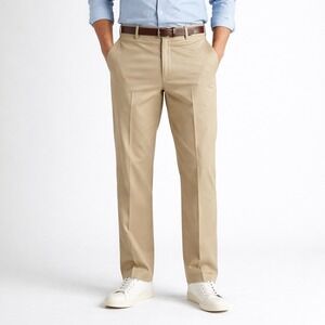 Pro Tour Mens Comfort Tech Golf Pants Khaki Chinchilla 34x30 ZESB0637 NWT